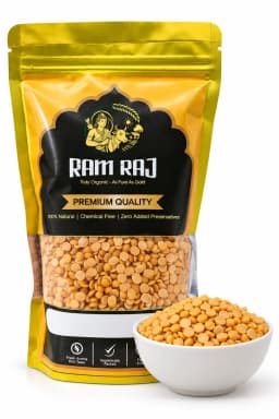 Ramraj Organic Toor Dal (Arhar Dal) — pouch with ingredient