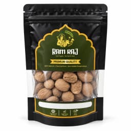 Whole nutmeg (Jaifal) in Ram Raj branded pouch