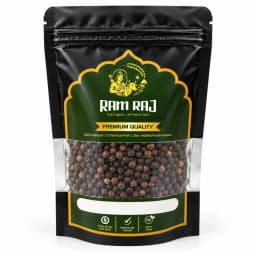 Whole black pepper in Ram Raj branded pouch