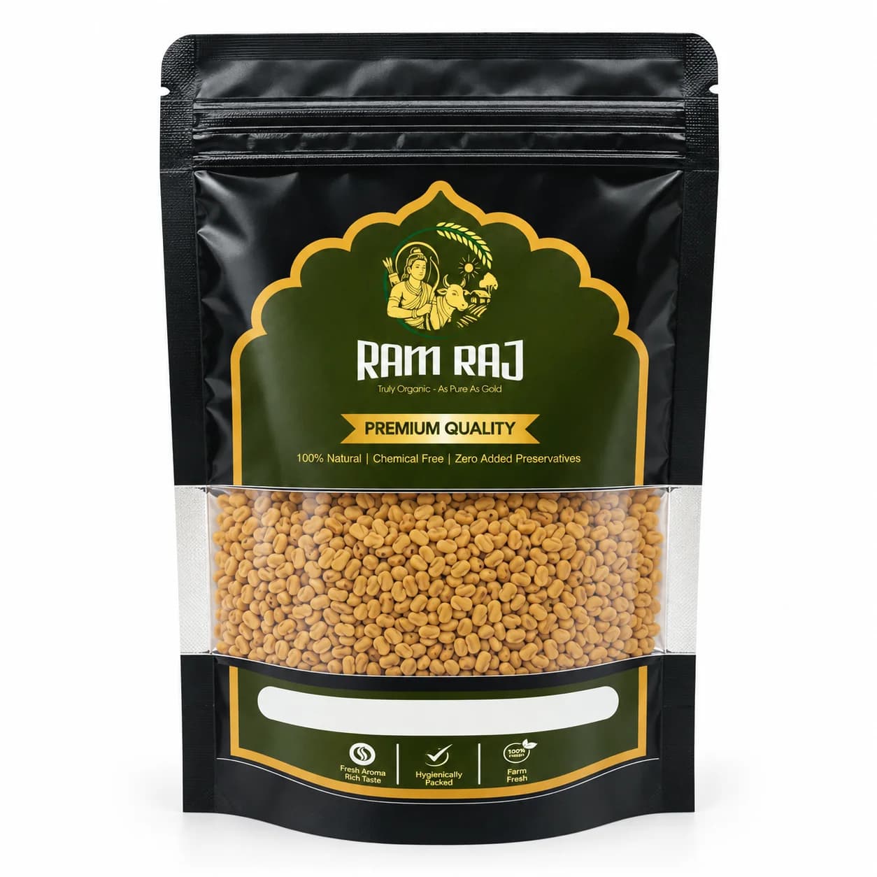 Fenugreek seeds (Methi Dana) in Ram Raj branded pouch