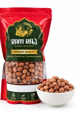 Ramraj Organic Groundnuts — pouch with ingredient