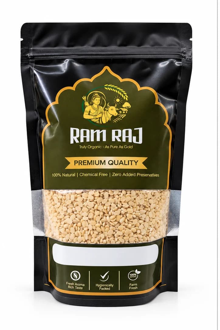 Ramraj Organic Urad Dal — pouch