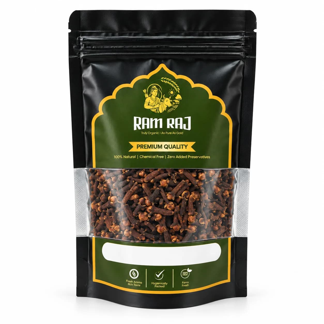 Whole cloves (Laung) in Ram Raj branded pouch