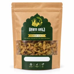 Golden raisins (Kismis) in Ram Raj branded pouch