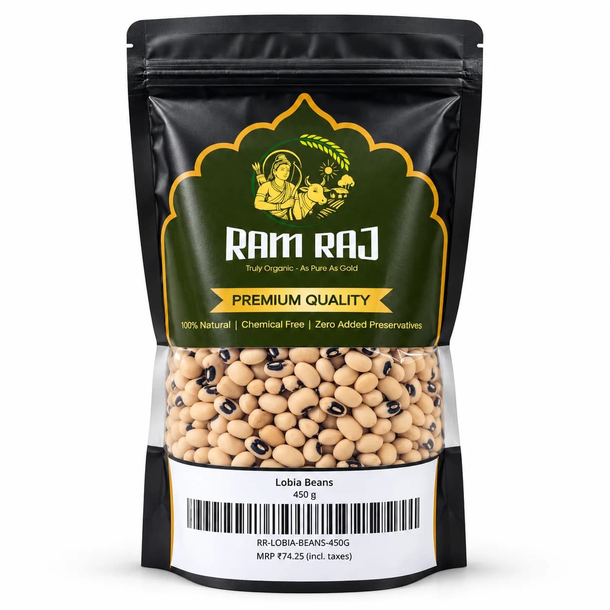 Ramraj Organic Lobia Beans — pouch